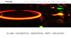 Desktop Screenshot of discjockey-uwe.de